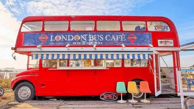 【海カフェ】糸島のロンドンバスカフェのジェラートが絶品！ロンドンバスカフェの魅力を紹介