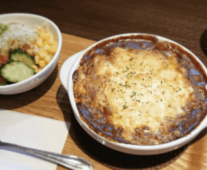 門司港茶寮の焼きカレー