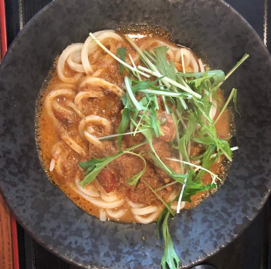 侍うどんのカリーうどん