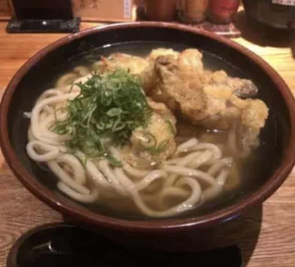 釜喜利うどんのごぼう天うどん