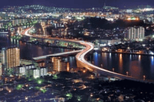 福岡タワー　夜景