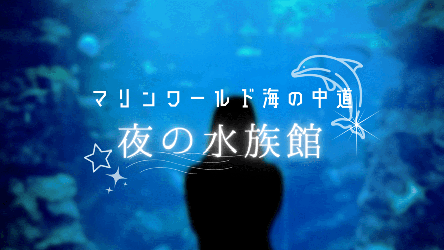 【夜の水族館】2023年夏休みの開催情報！マリンワールド海の中道で夜の外洋大水槽ショーやイルカショーを楽しもう