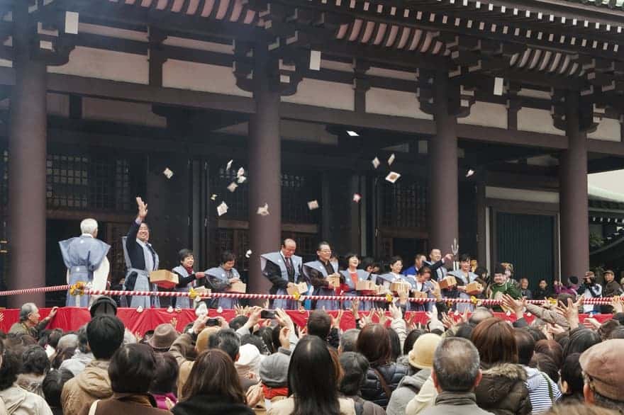 2022年：東長寺の豆まき