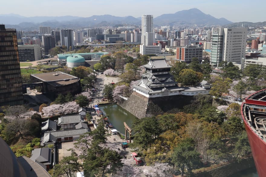 勝山公園の桜