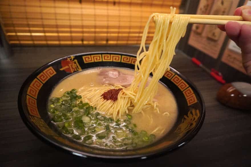 一蘭のカタ麺