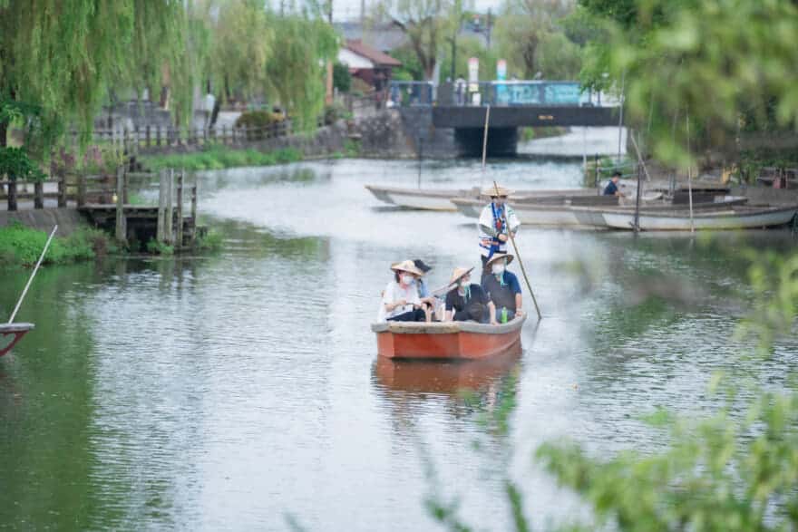 柳川　川下り　福岡県観光連盟提供